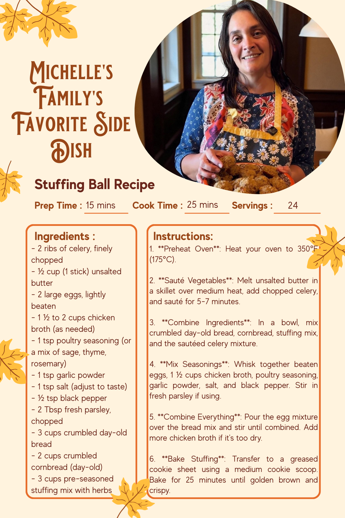 Full Circle Farms Waynesburg Thanksgiving Recipe